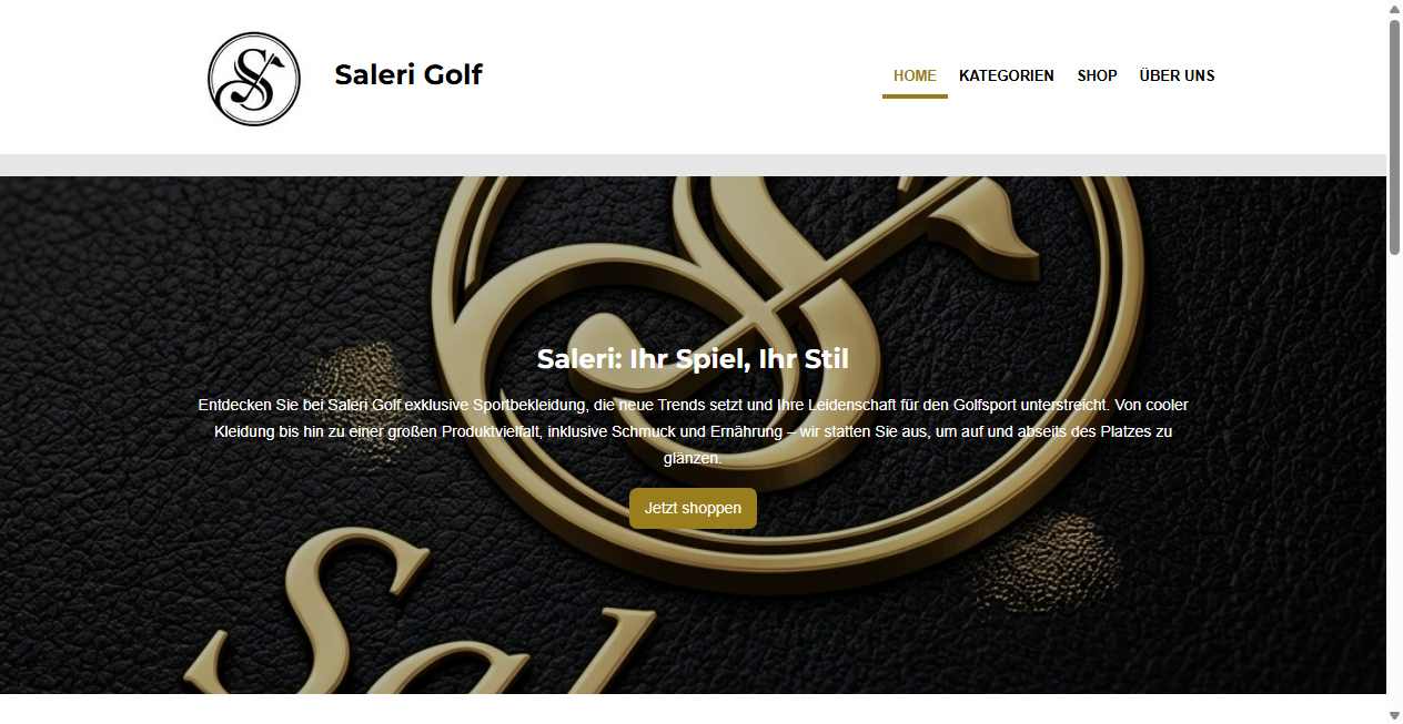 Screenshot von salerigolf.de