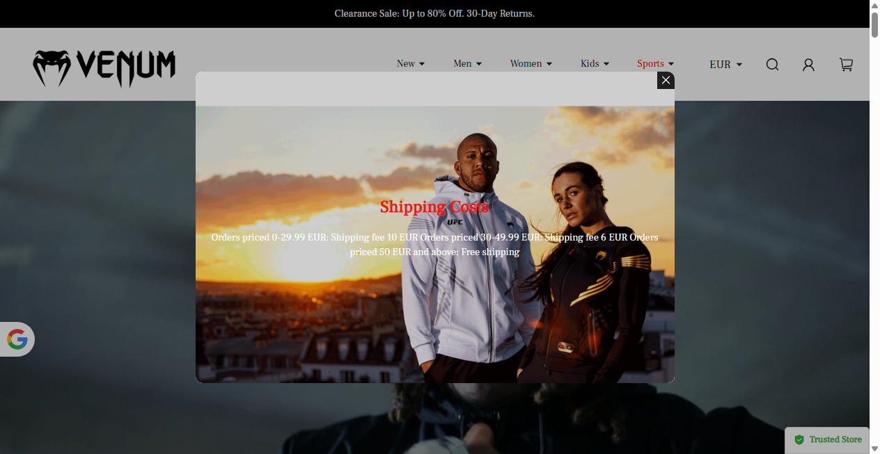 Screenshot von salevenum-eu.com