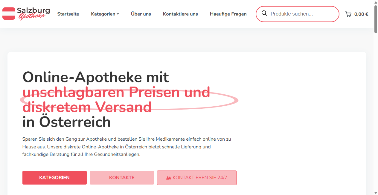 Fake Shop Warnung: salzburgapotheke.com (2026)