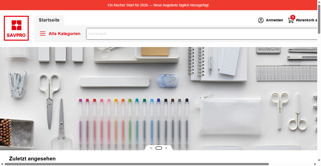Screenshot von savepromoable.com