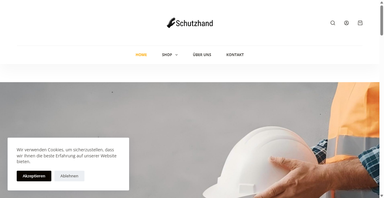 Screenshot von schutzhand.com