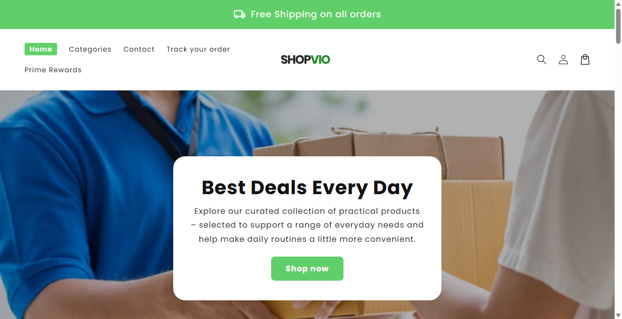 Screenshot von secure.shopvio.co