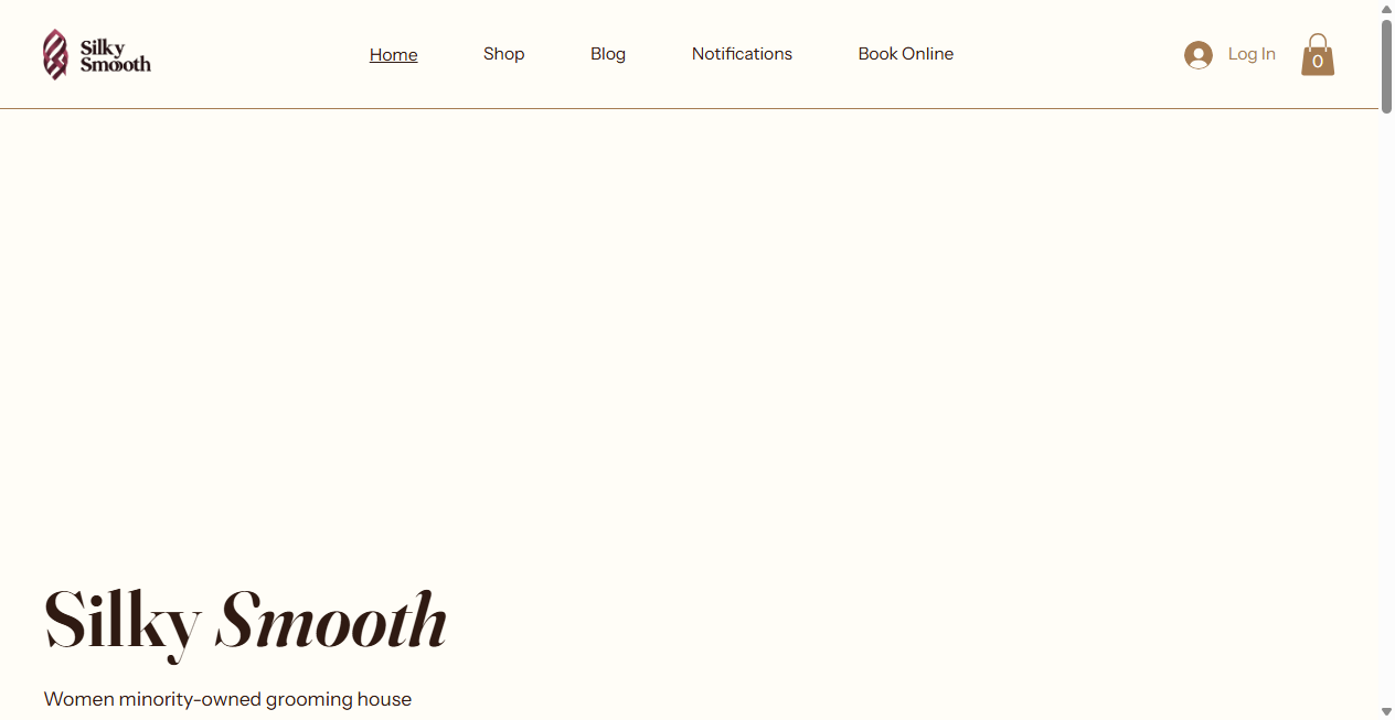Screenshot von silkysmoothhobbeautyandbabershop.com