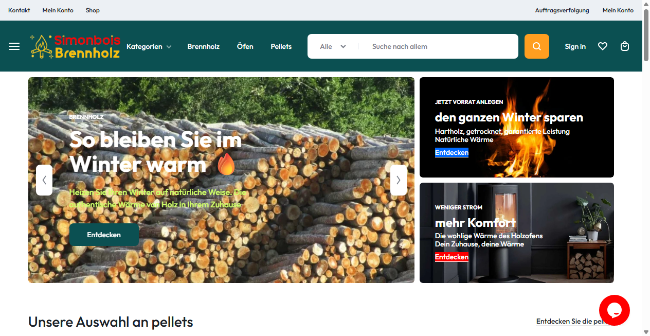 Screenshot von simonbois.de