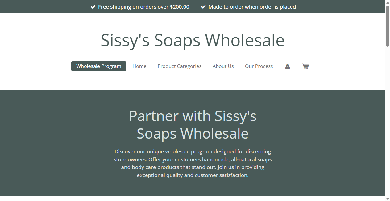 Bestätigte Warnung zu sissyssoapswholesale.com (2026)