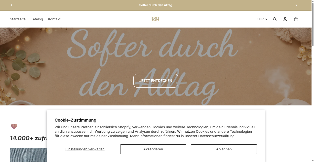 Fake Shop Warnung: softdays-shop.de (2026)