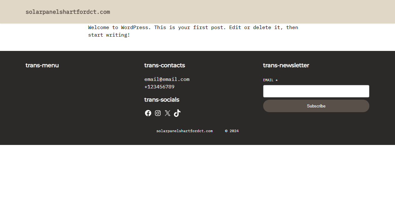 Screenshot von solarpanelshartfordct.com