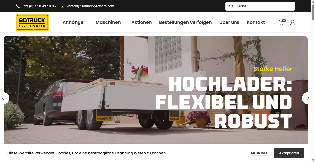Screenshot von sotruck-partners.com