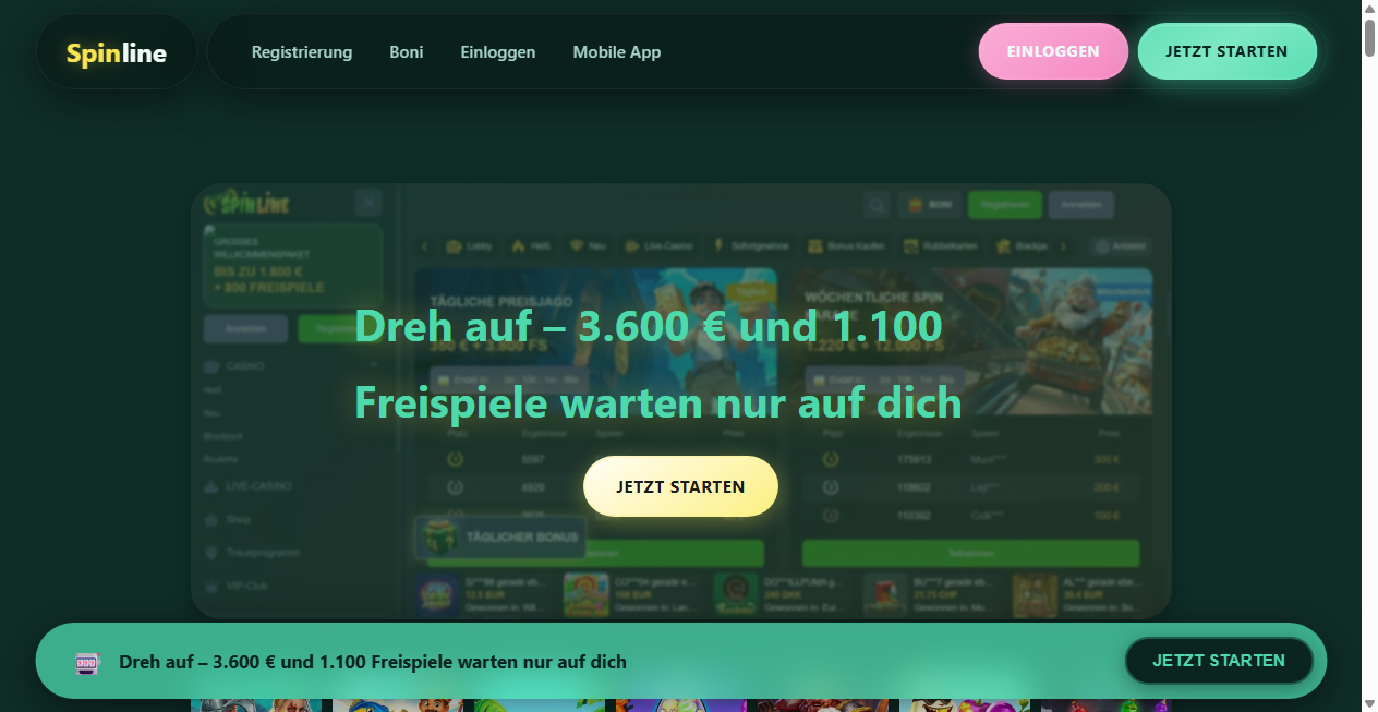 Bestätigte Warnung zu spinline-casino-online.de (2026)
