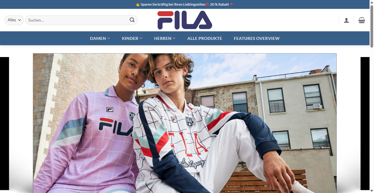 Screenshot von sportbagsshop.com