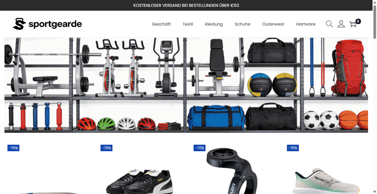 Fake Shop Warnung: sportgearde.com (2026)