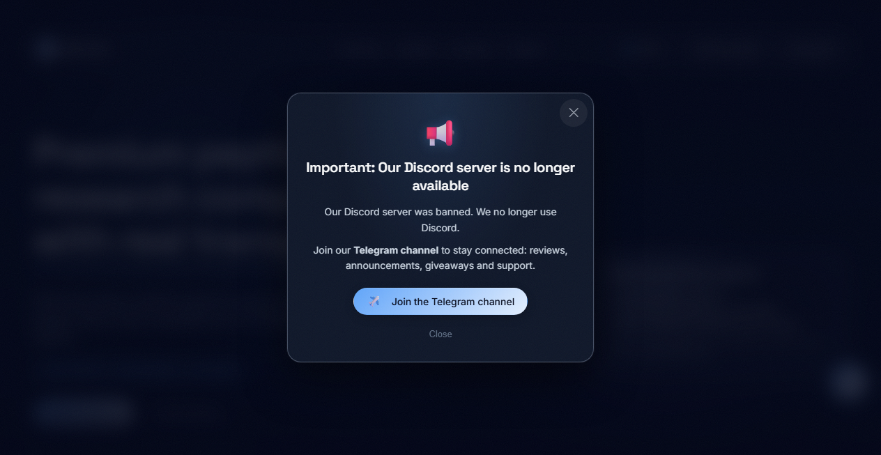 Screenshot von srylab.bio