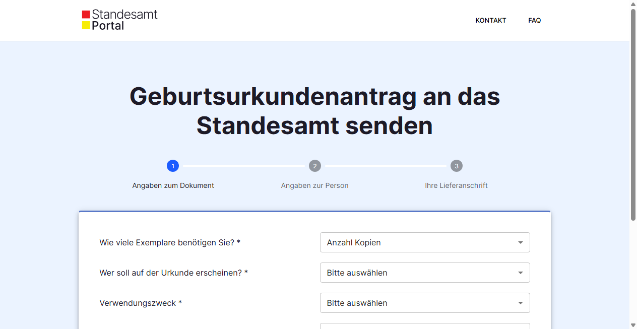 Fake Shop Warnung: standesamt-portal.de (2026)