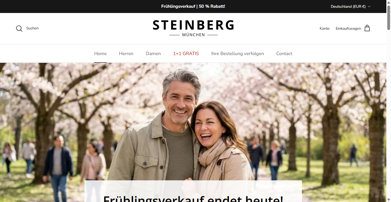 Fake Shop Warnung: steinberg-munchen.com (2026)