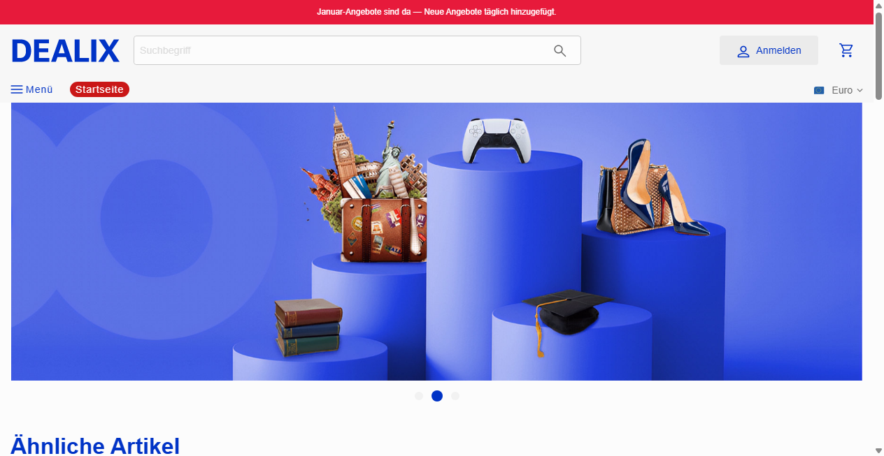 Screenshot von store.dealofferix.com
