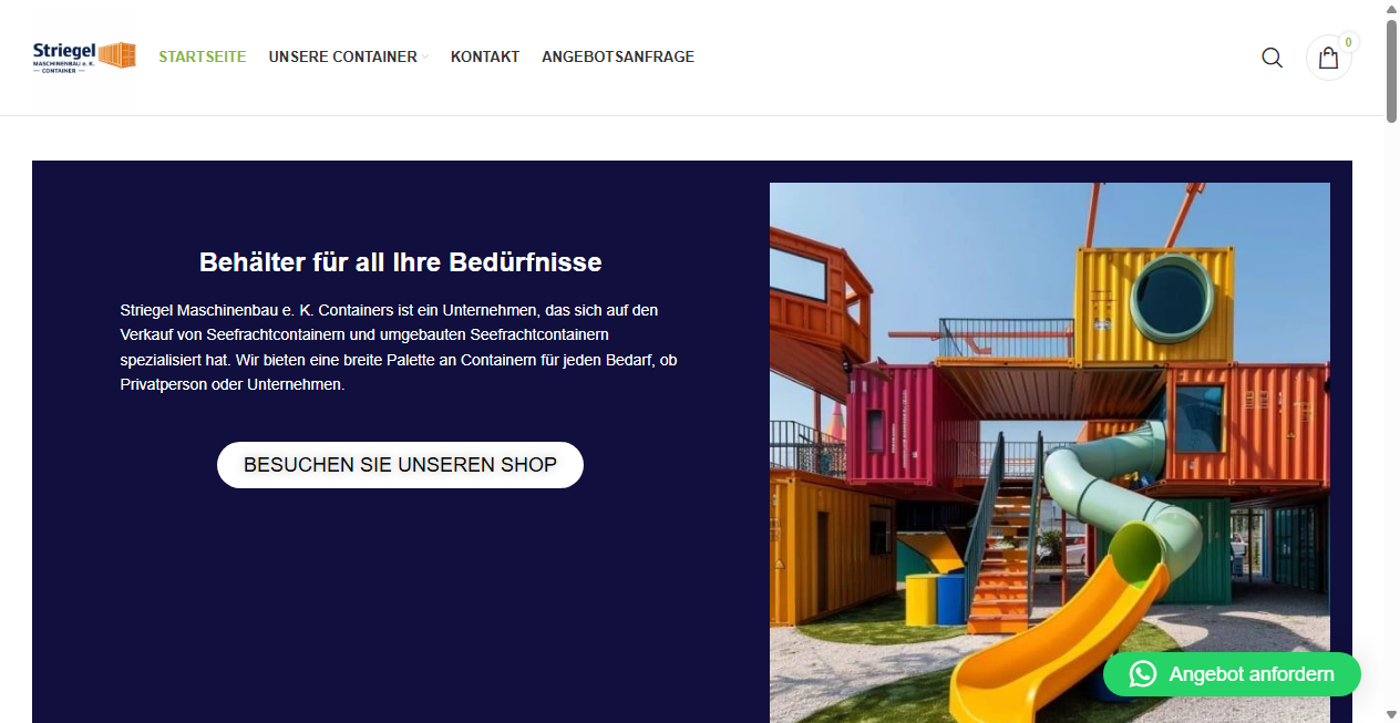 Screenshot von striegel-k-containers.de