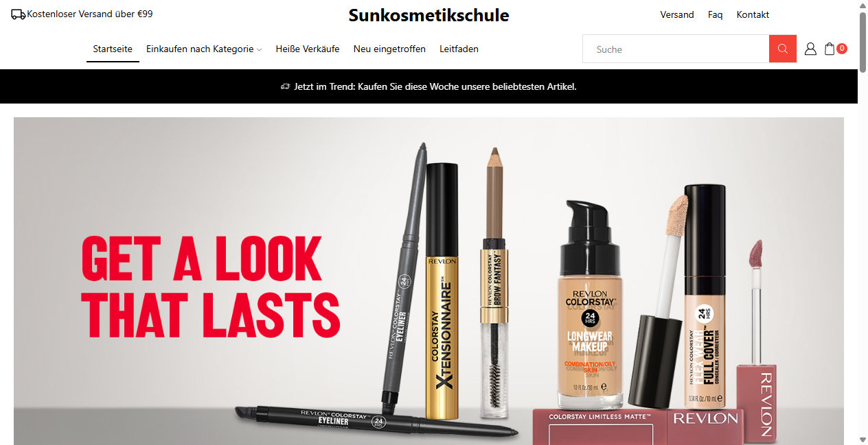 Screenshot von sunkosmetikschule.de