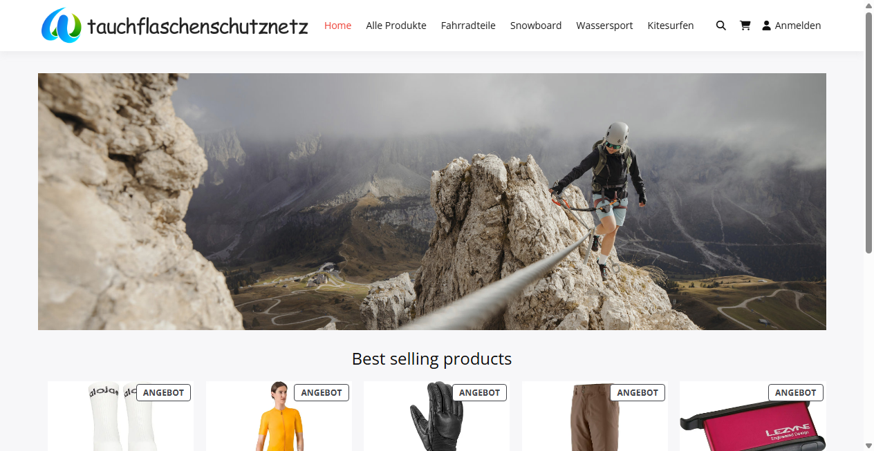 Fake Shop Warnung: tauchflaschenschutznetz.com (2026)