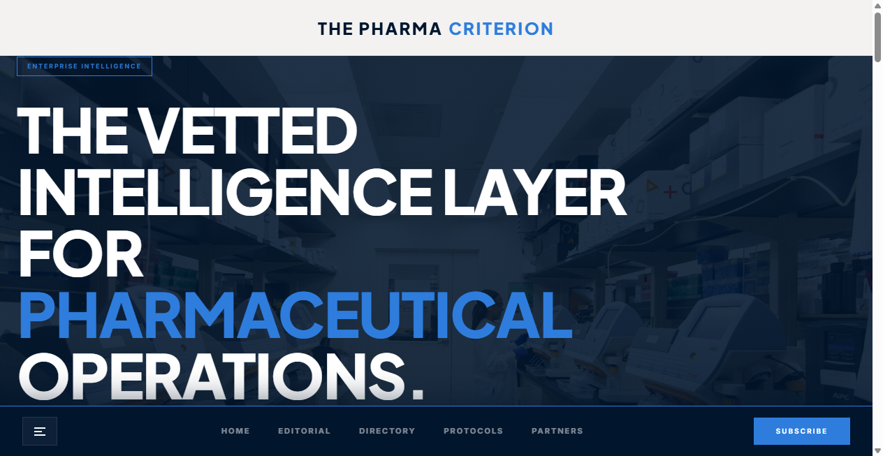 Screenshot von thepharmacriterion.com