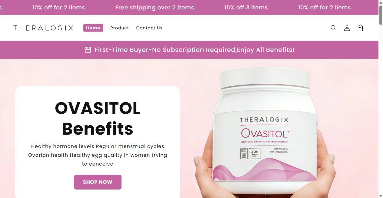 Screenshot von theralogixonline.com
