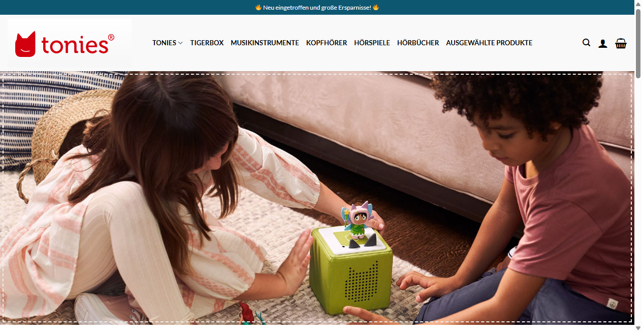 Fake Shop Warnung: toniesshop-de.com (2026)