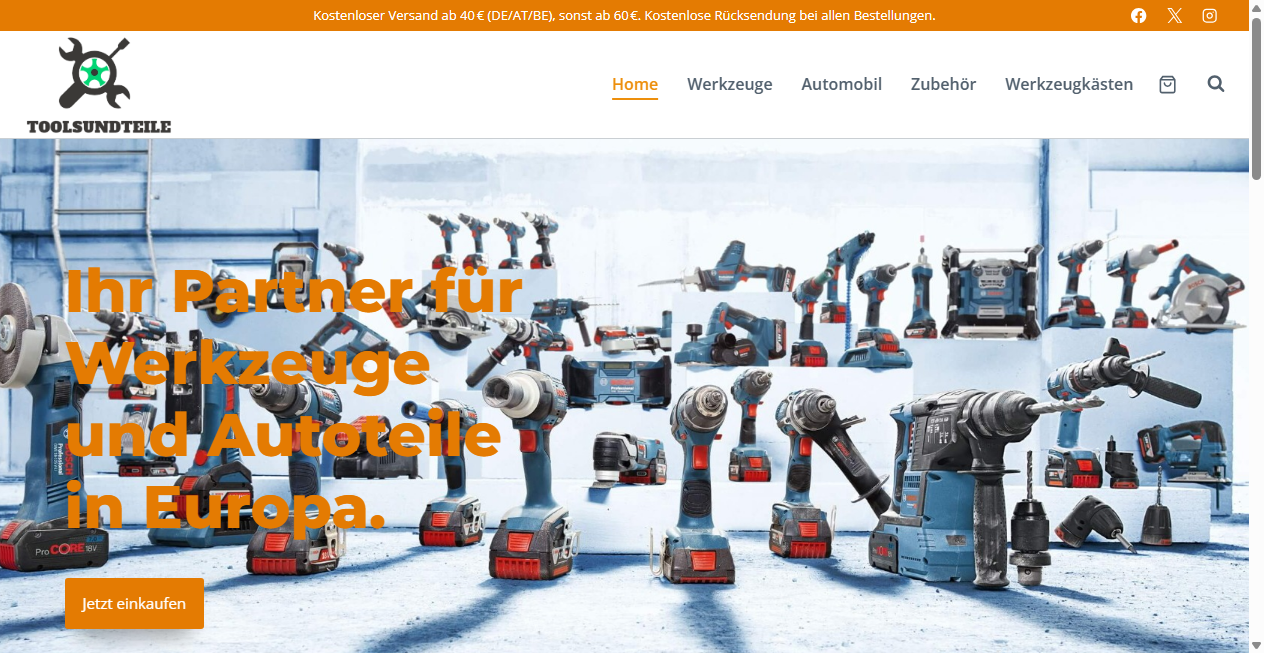 Bestätigte Warnung zu toolsundteile.com (2026)