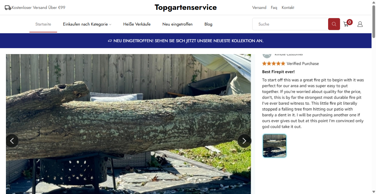 Screenshot von topgartenservice.de