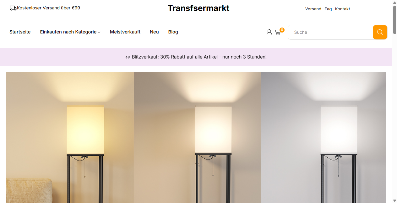 Screenshot von transfsermarkt.de