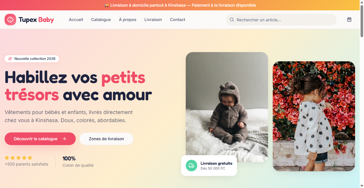 Screenshot von tupexbaby.com