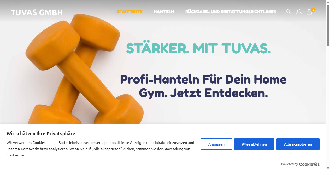 Fake Shop Warnung: tuvas-tech.de (2026)