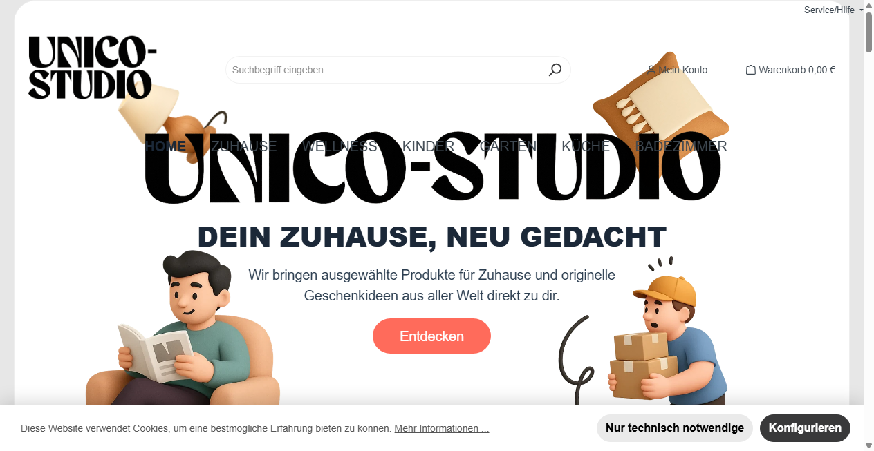 Fake Shop Warnung: unico-studio.com (2026)