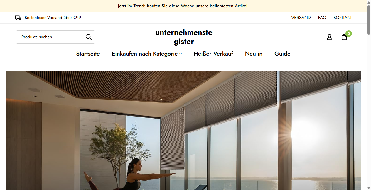 Screenshot von unternehmenstegister.de