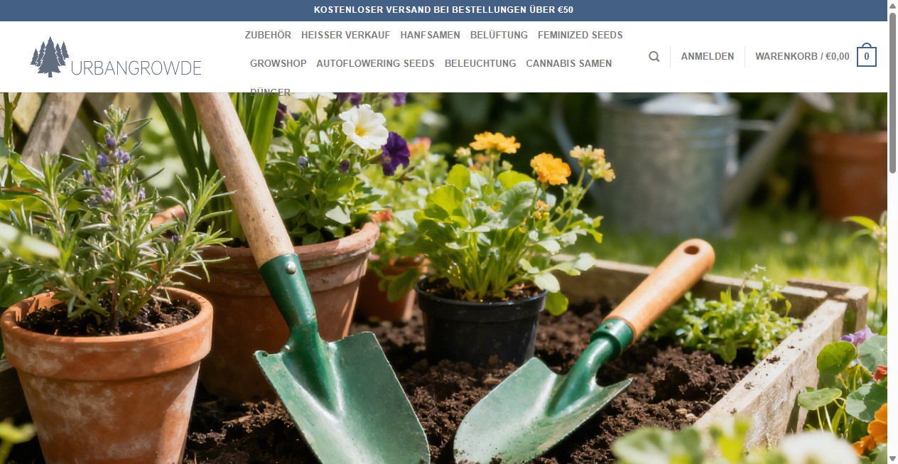 Screenshot von urbangrowde.com