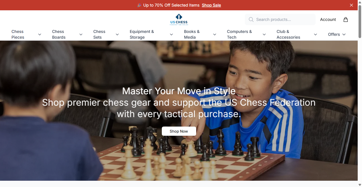 Screenshot von uschesssalesstore.shop