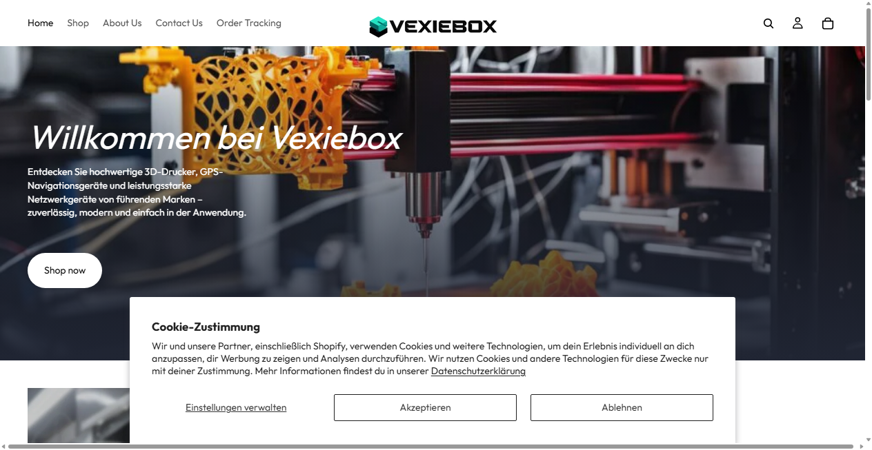 Fake Shop Warnung: vexiebox.myshopify.com (2026)