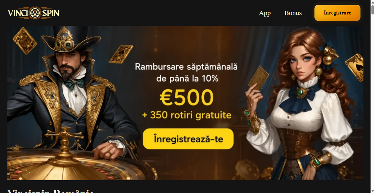 Screenshot von vincispinonline.com