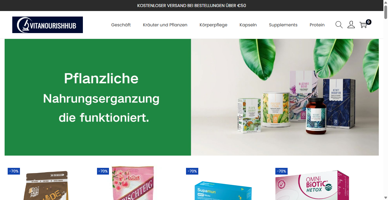 Fake Shop Warnung: vitanourishhub.com (2026)