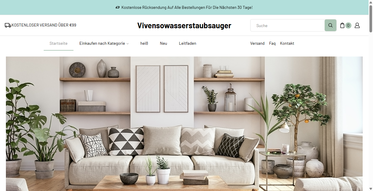 Screenshot von vivensowasserstaubsauger.de
