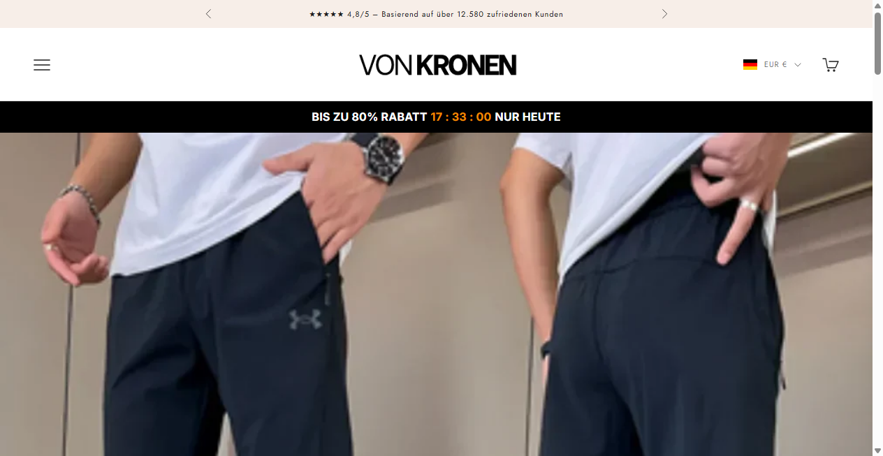Screenshot von von-kronen.com