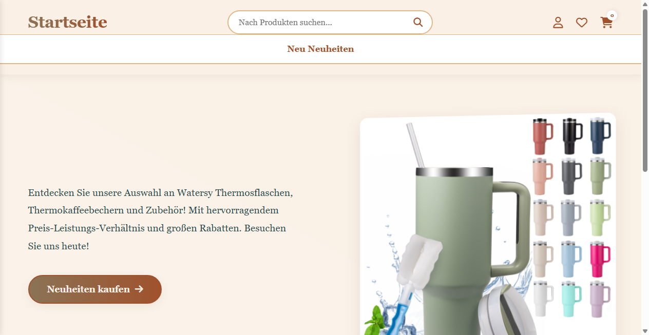 Bestätigte Warnung zu watersydea.shop (2026)
