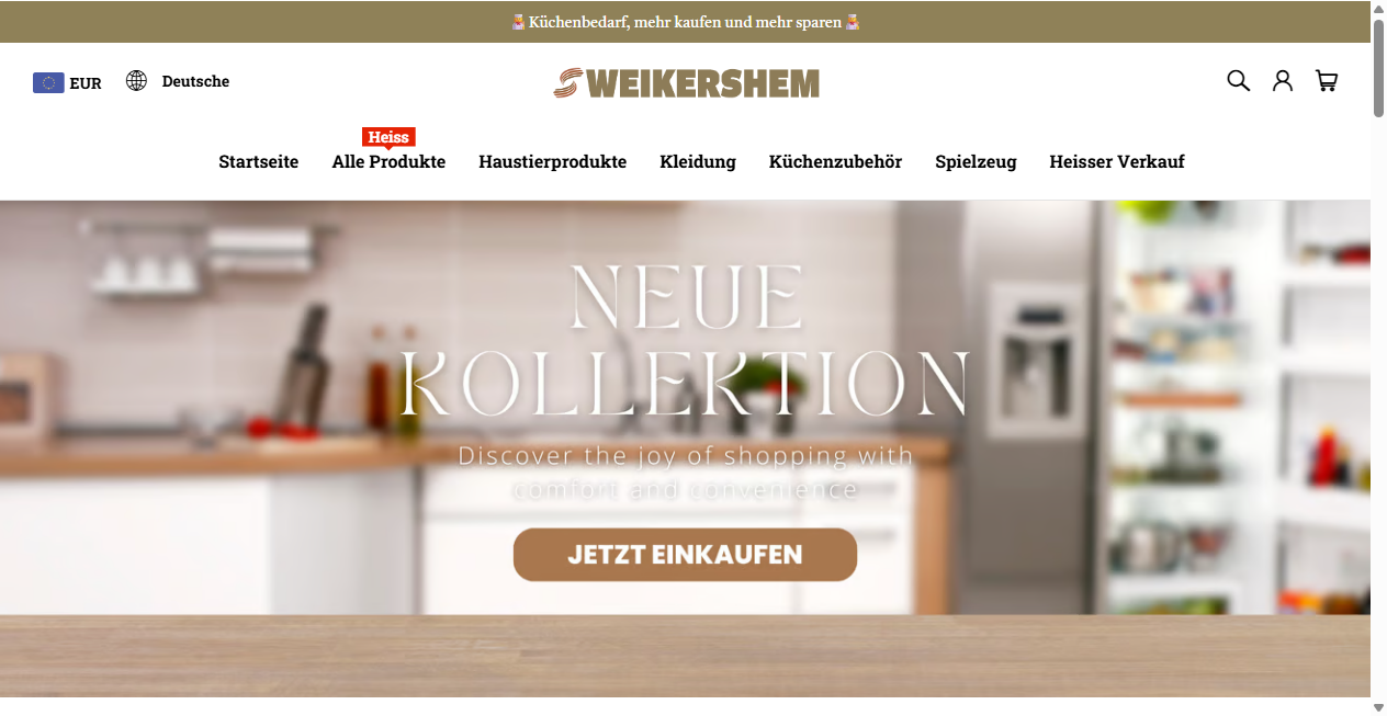 Fake Shop Warnung: weikershem.de (2026)