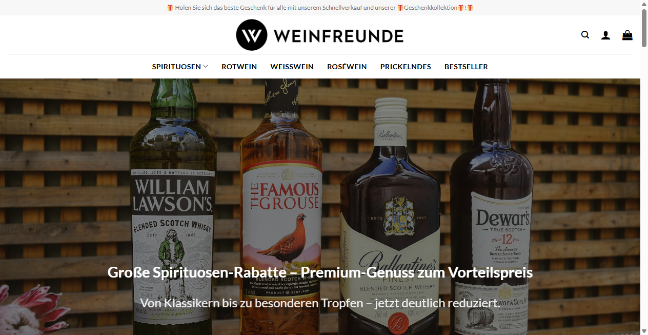 Fake Shop Warnung: weinfreunoutlet.com (2026)