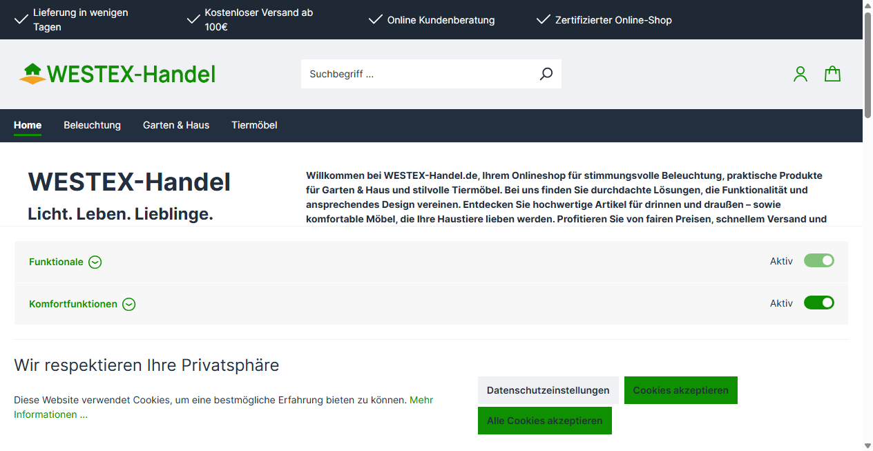 Fake Shop Warnung: westex-handel.de (2026)