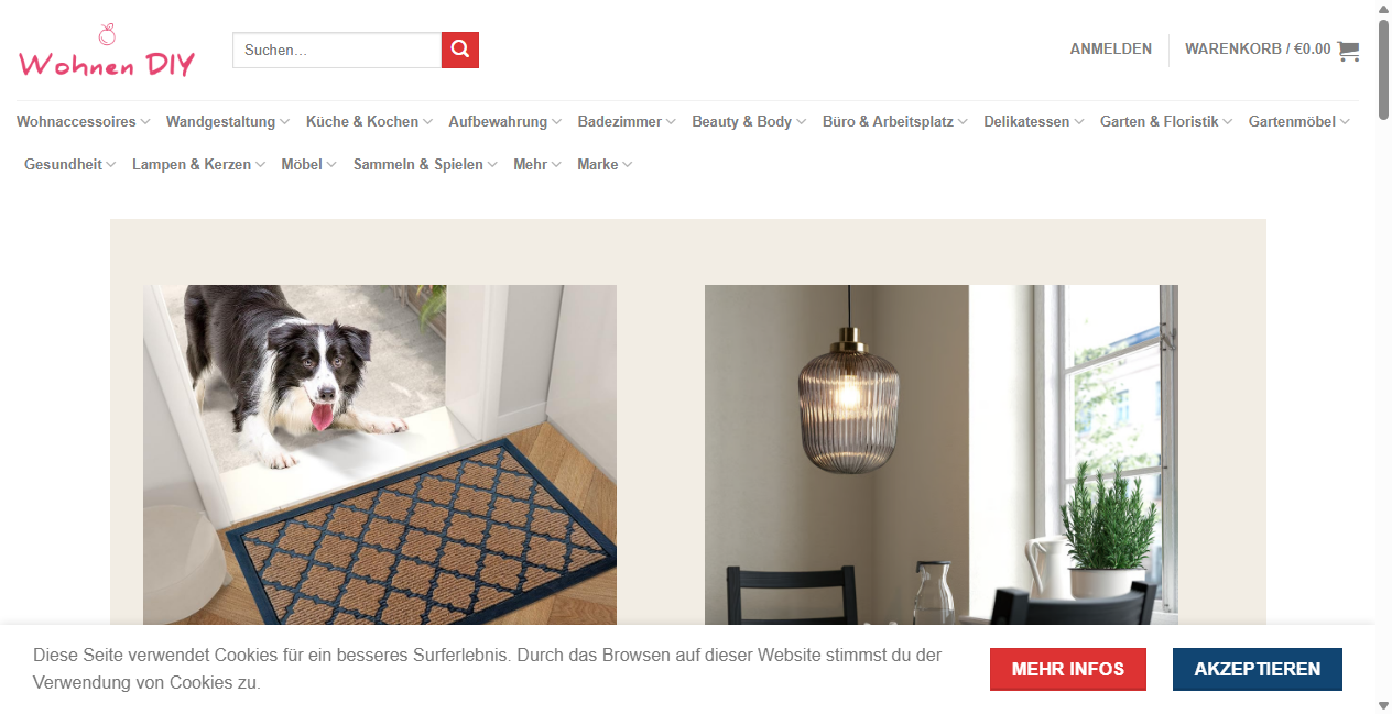 Screenshot von wohnen-diy.com