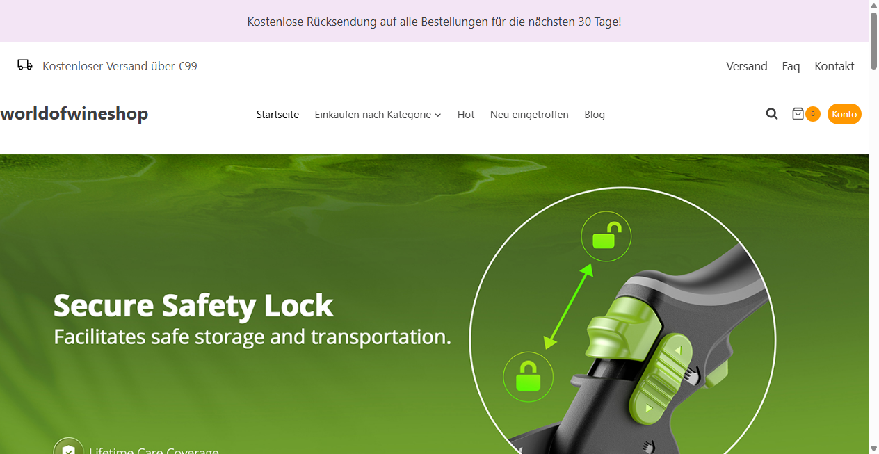 Screenshot von worldofwineshop.de