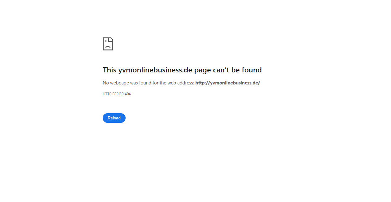 Screenshot von yvmonlinebusiness.de