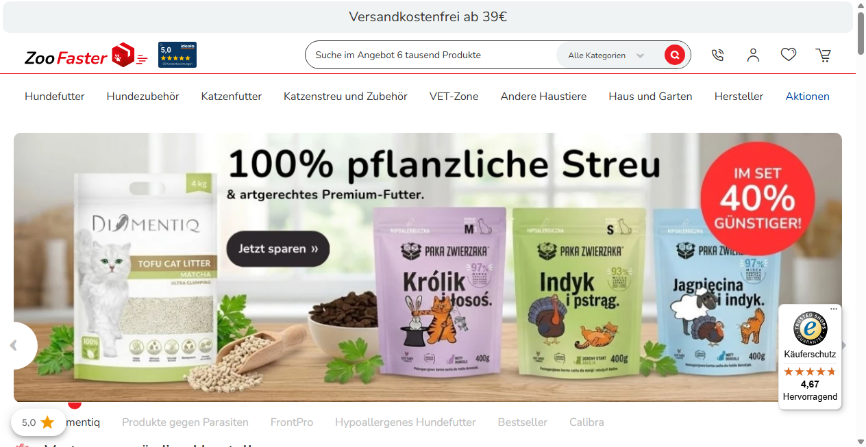 Fake Shop Warnung: zoofaster.de (2026)